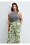 Patterned Bow Pants - 10