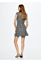 Striped Tweed Dress - 4