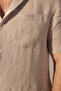 Taş %100 Keten Regular Fit Gömlek TMNSS25GO00056 - 4