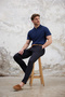 Lacivert Regular/Normal Kesim Fermuarlı %100 Pamuk Polo Yaka T-shirt TMNSS25PO00041 - 2