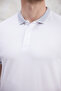 Beyaz Regular/Normal Kesim Polo Yaka T-shirt TMNSS25PO00033 - 3