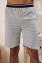 Lacivert- Gri Regular Fit 2'li Örme Şort TMNSS25SR00045 - 3