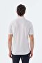Ecru Slim Fit Shirt Collar T-Shirt - 4