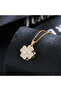 Steel Clover Model Heart Rotating Necklace Flower Model Rotating Necklace Does Not Tarnish - 4