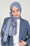 Jou Patterned Jacquard Shawl Lavender Blue - 2