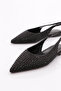 Women's Ballerina Black Black Stone 41521085 - 4