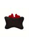 Plush Headboard Neck Pillow with Bow Tie 1 Pcs (Suitable for Any Vehicle)
