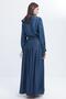 Women's Buttoned Pleated TENCEL™ Skirt - 4