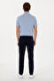 Men's Navy Blue Canvas Trousers 50300123-Vr033 - 4