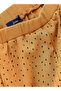 Warm Brown Knitted Cotton Pants with Polka Dots for Toddlers - 4