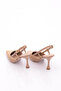 Women's Pointed Toe Heeled Shoes Nude 51613534 - 3