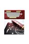 DUCKY ProjectD Fallout Tinker 75% & Mousepad Bundle, RGB, Cherry MX2A Red, US Gaming Keyboard