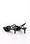 Women's Heeled Shoes Black Straw 6736535 - 3