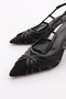 Women's Heeled Shoes Black 94221085 - 4