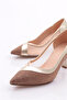 Women's Heeled Shoes Gold Metallic 7782621 - 4