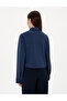 Navy Blue Regular Fit Knitted Cardigan 50301510-Vr033 - 5