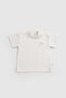 Organic Cotton Twig Patterned Ecru Baby T-Shirt - 2
