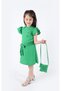 Green Girls' Princess Dress 2-8 Years Old - Birthday and Party Dress with Bag Gift