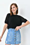 Women's Black Openwork Seasonal Knitwear Sweater - 6