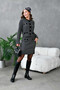 Women's Button Detail Skirted Double Knitwear Set - 4