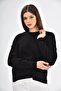 سترة تريكو برقبة دائرية وظهر طويل شق موسمي - 4