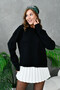 Women's Crew Neck Premium Yarn Knit Sweater - 3