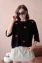 Women's Crew Neck Stone Embroidered Loose Knitwear Sweater - 2