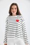 Crew Neck Casual Striped Seasonal Knitwear Sweater - 4