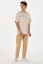 Men's Camel Canvas Trousers 50299193-Vr015 - 3