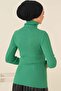 Throat Ribbed Knitwear Sweater Green 11019 - 4
