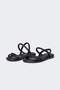 Women's Flat Sole Faux Leather Sandals D0765Ax25Hs