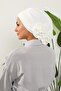 Elegant Ready-To-Wear Turban, Ecru, Ht-92 - 5