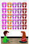 Rhythmic Counting Footprint Foil 100X100Cm - 2