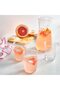 KLIPPLAX Clear Glass by IKEA 25 cl Elegant Drinkware, Smooth Outside, Patterned Inside - 3