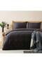 Alana 100% Cotton Single Duvet Cover Set 160X220 cm Anthracite