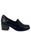 3330 Genuine Leather Classic Women's Shoes-Black - 2