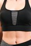 725704 _Short Skirt Mesh Detailed Crop Women's Sea/Pool Swimsuit Black/White - 8