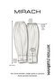 Women's Cuffed Shirt with Button Sleeves, Cream Elastic Poplin - 4