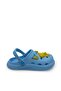 Comfortable Daily Children's Slippers Blue with Teddy Bear - 5