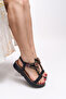 Marekilia Women's Sandals 0012079507   Black