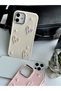 iPhone 12 and 12 Pro Compatible Stone Heart Design Flexible Silicone Case with Toy - 2