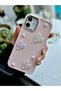 iPhone 12 and 12 Pro Compatible Stone Heart Design Flexible Silicone Case with Toy