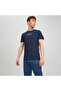 Crew Neck Plain Navy Blue Men's T-Shirt Jprbluarchie Ss Tee Crew Neck Noos