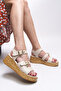 Mylreene Women's Sandals 0012260 Beige - 4