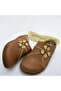 Orthopedic Leather Sabo Slippers with Velcro Soles 10401 - 3