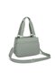 Crinkle Fabric Women's Shoulder Bag Smart Bags 1125 Green - 2