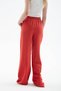 High Waisted Wide Leg Terracotta Women's Pants 25Y0608K1 - 4