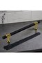 Furniture Kitchen Cabinet Drawer Cupboard Handles Lid Handle Handle Black Gold 224 mm Metal Handle - 3