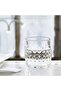 FRÖJDA Clear Glass 30 cl (4-Pack) 9 cm Tall, Elegant Faceted Design - 3