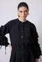 Sleeveless Shirted Jacket Dress Suit - 2